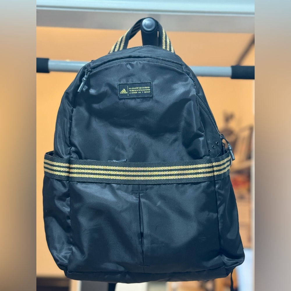 Adidas 3 striped backpack